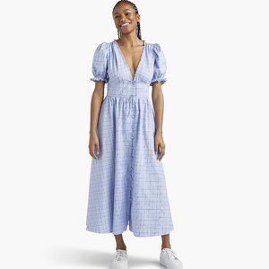 Hill House Sabrina Dress M in Diana Check
